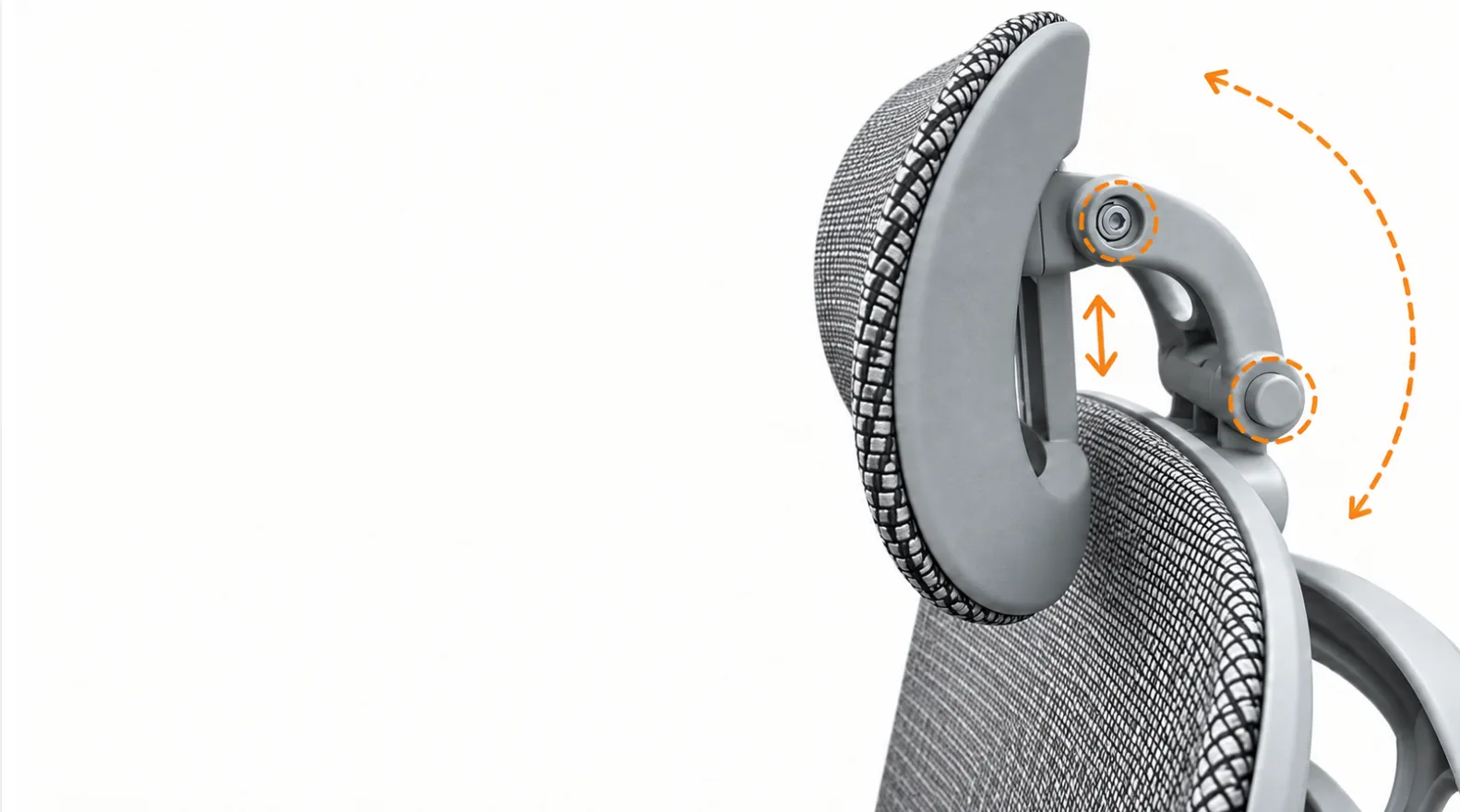 3D headrest: support for every angle of you
