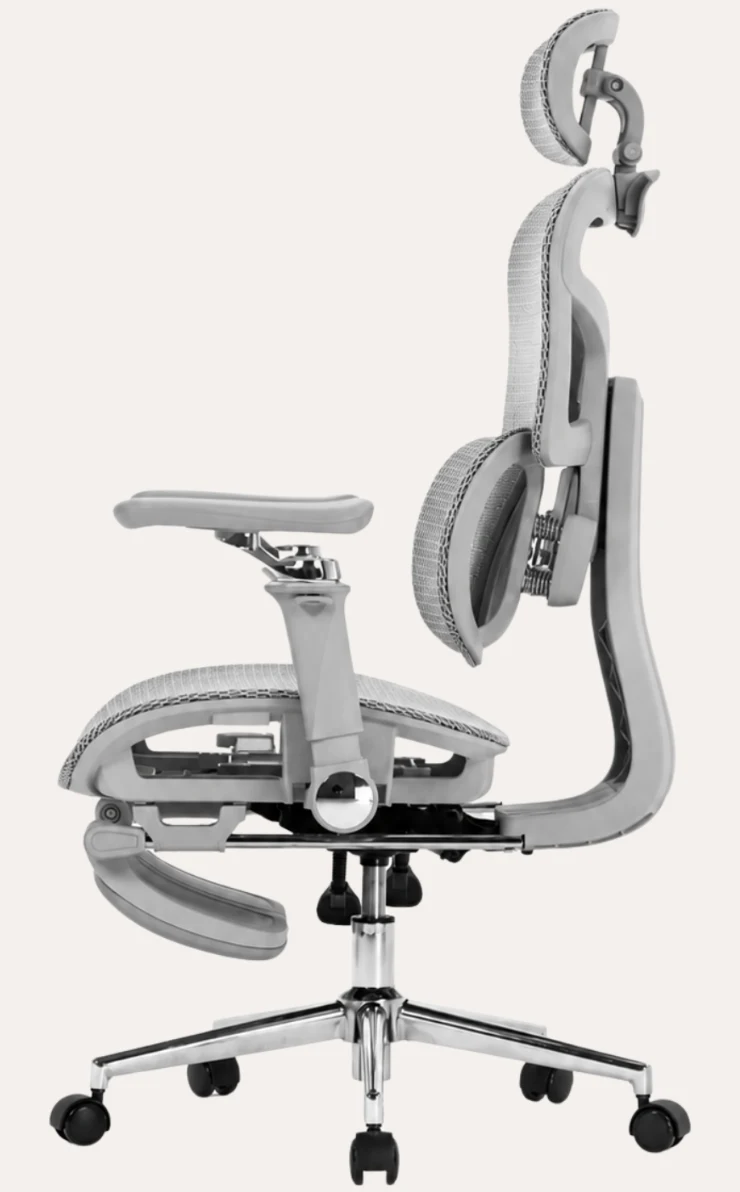KUUL Aero chair in Mist, side profile