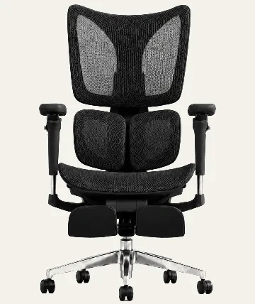 Kuul Arc chair in black