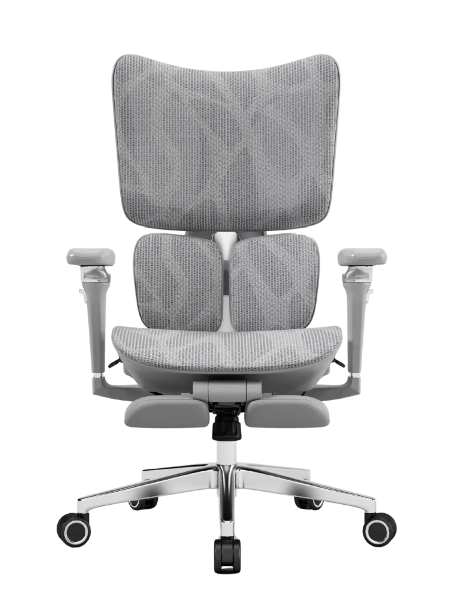 KUUL Arc chair in Grey, front view