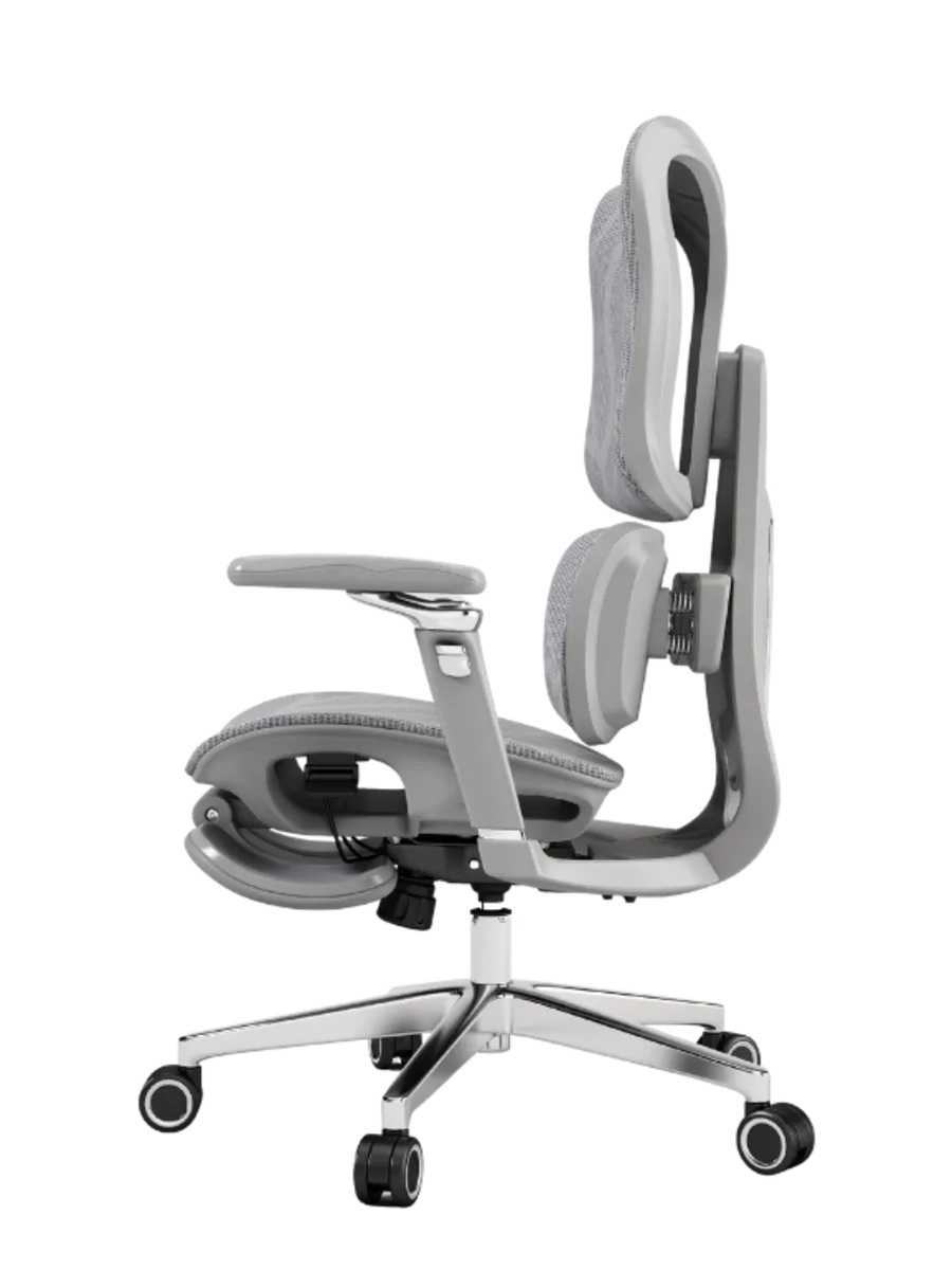 KUUL Arc chair in Grey, side profile