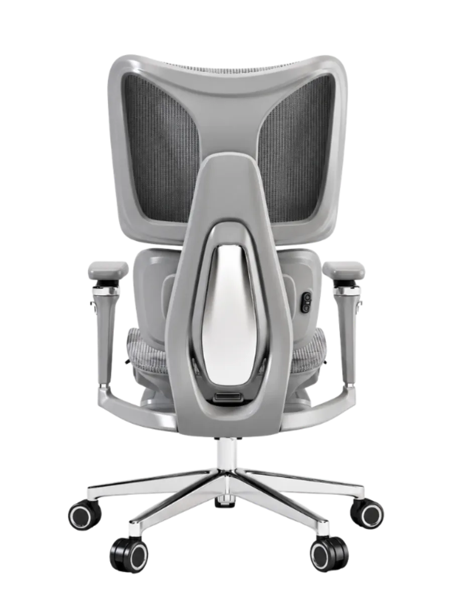 KUUL Arc chair in Grey, rear view