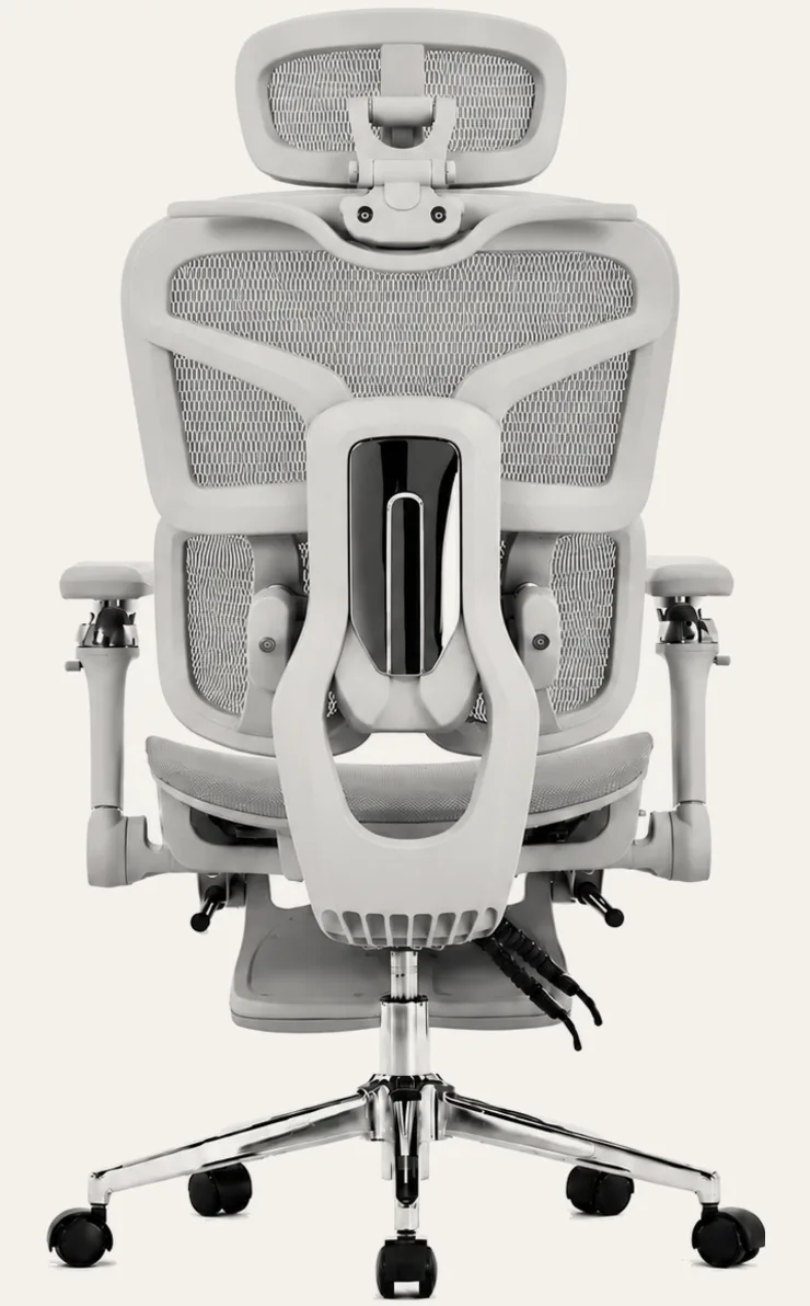 KUUL Aero chair in Mist, rear view