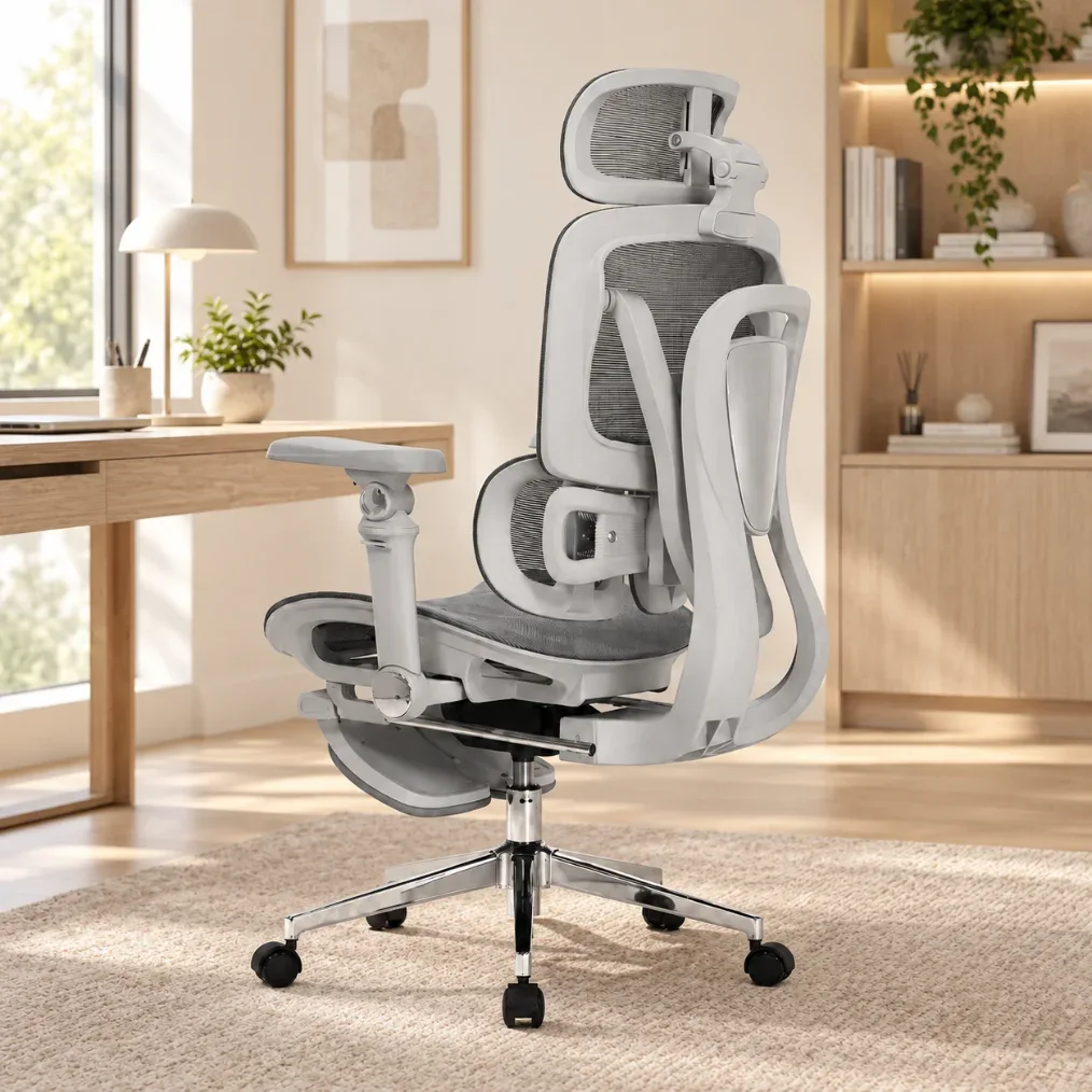 Atlas chair with mesh seat in a home office