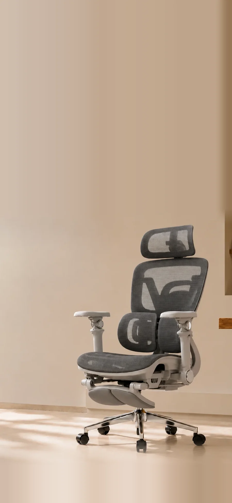 Atlas chair in a sunlit home office