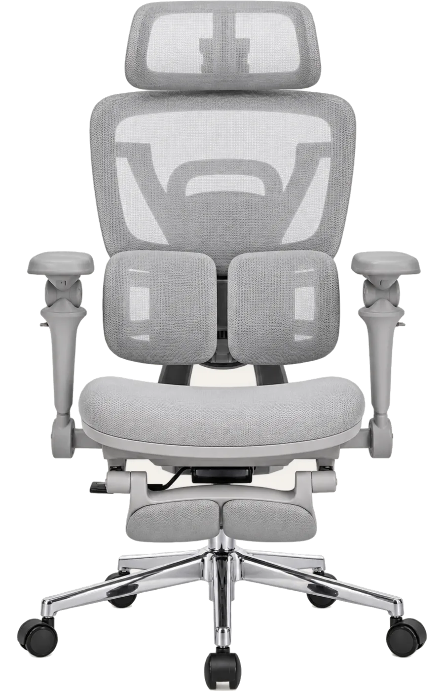 Kuul Atlas chair in grey with molded foam seat